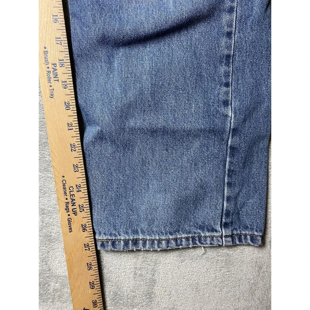 Levi's Mens 505 Jeans 40x29 Regular Fit Blue Denim
